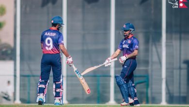Photo of नेपालले सामाओलाई दियो २१२ रनको लक्ष्य
