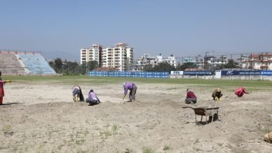 Photo of च्यासल फुटबल मैदानको मर्मत सुरु