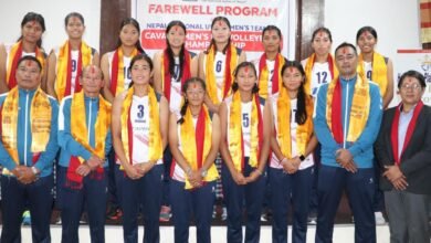 Photo of काभा यू१९ महिला भलिबल : नेपाल उपविजेता, उपाधि किर्गिस्तानलाई