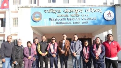 Photo of जुडो टोली जापान जाँदै, राखेप उपाध्यक्ष आचार्यले गरे बिदाई