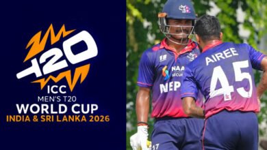 Photo of आइसीसी टी-२० विश्वकपमा यस्तो छ नेपालको समुह चरणको खेल तालिका