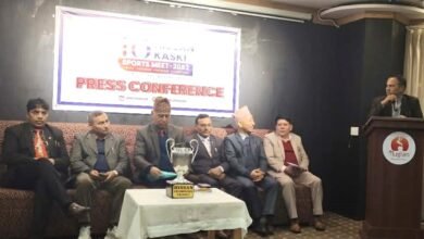 Photo of १८औं हिसान कास्की स्पोर्ट्स मिटको तयारी पुरा, ४ हजार विद्यार्थी प्रतिस्पर्धा गर्दै, पावरलिफ्टिङकी शर्मिला सम्मानित हुदै