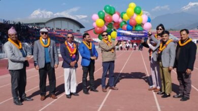 Photo of प्रतिभा माविद्वारा खेलकुदका उत्कृष्टलाई पुरस्कार प्रदान