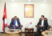 Photo of सदस्य सचिव र विश्व एन्टी डोपीङ डाइरेक्टर बीच भेट