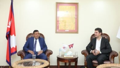 Photo of सदस्य सचिव र विश्व एन्टी डोपीङ डाइरेक्टर बीच भेट