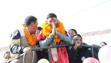 Photo of विश्व बक्सिङका पदक विजेता चन्द्रको भब्य स्वागत