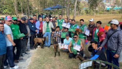 Photo of रेवान पोखरा सडक महोत्सवमा परम्परागत डुङ्गा दौड, बिजेताले पाए खसी, बोका र भाले पुरस्कार