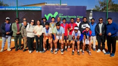 Photo of आइटिएफ जे३० टेनिस टुर पोखरा : कोरियाका युल र नेपालकी शिवालीलाई दोहोरो उपाधि, शिवालीले रचिन इतिहास