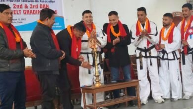 Photo of गण्डकी प्रदेशस्तरीय आइटिएफ तेक्वान्दोको बेल्ट ग्रेडिङ कार्यक्रम सम्पन्न