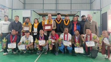 Photo of तेस्रो युनिटी क्लब ब्याडमिन्टन सम्पन्न, लामा र थापाको जोडी बिजेता