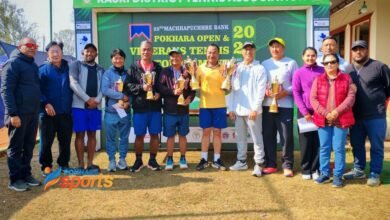 Photo of माछापुच्छ्रे पोखरा ओपन तथा भेट्रान्स टेनिस : कमल थापाको दोहोरो जित, मेन्स डबल्समा प्रदिप र आयुष्मान च्याम्पियन