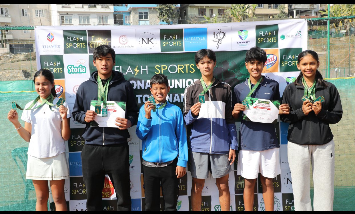 Photo of राष्ट्रिय जुनीयर टेनिस: सोनाम, सारा र विश्वलाई स्वर्ण