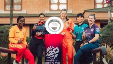 Photo of महिला टी-२० विश्वकपको ग्लोबल क्वालिफायरको ट्रफी सार्बजनिक