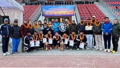 Photo of १६औं कास्की जिल्लास्तरीय राष्ट्रपति रनिङ शिल्डको उपाधि पोखरा महानगरले जित्यो
