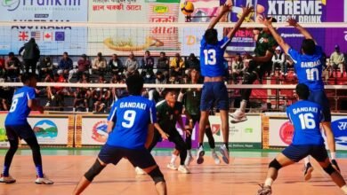 Photo of टाइगर कप भलिबल : रोमाञ्चक खेलमा आर्मी माथी गण्डकीको जित, एपिएफको दोहोरो जित