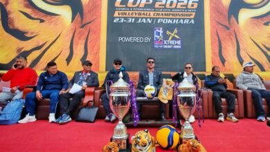Photo of छैटौं टाइगर कप भलिबलको तयारी पुरा, भोली उद्घाटनसहित तीन खेल हुदै