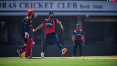 Photo of विश्वकप वार्मअप: क्यानडाले नेपाललाई दियो १६२ रनको लक्ष्य