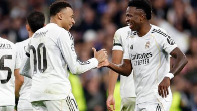 Photo of भिनिसियस र एम्बाप्पेको गोलमा रियल म्याड्रिड विजयी