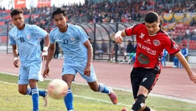 Photo of १४ वर्षपछि फाइनलमा जाउलाखेल, आत्मघाती गोलले आभा एफसी बाहिरियो