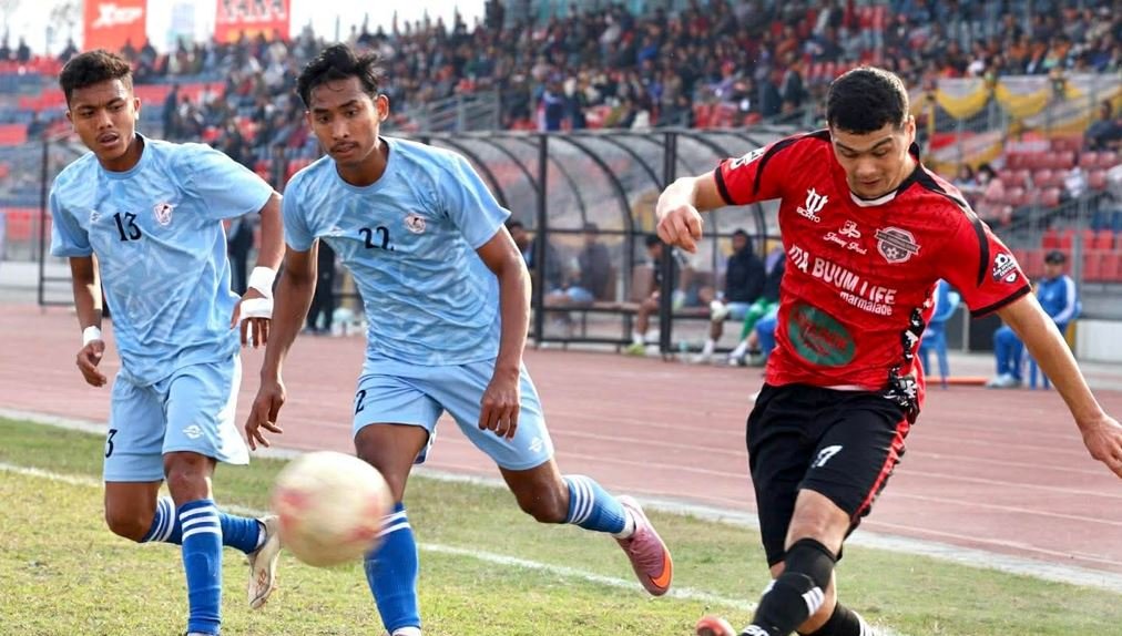 Photo of १४ वर्षपछि फाइनलमा जावलाखेल, आत्मघाती गोलले आभा एफसी बाहिरियो