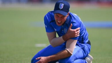 Photo of इटालीलाई ठुलो झट्का, फिल्डिङ गर्दा कप्तान म्याड्सेनको काँध डिसलोकेट