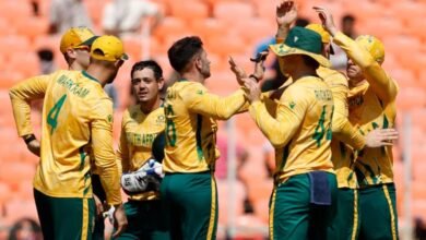 Photo of दोस्रो सुपर ओभरमा अफगानिस्तानमाथि दक्षिण अफ्रीकाको रोमाञ्चक जित