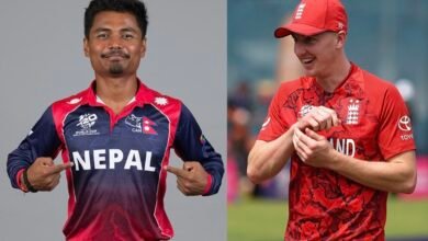 Photo of इङ्ल्यान्ड्ले टस जित्यो, नेपाल बलिंग  गर्दै