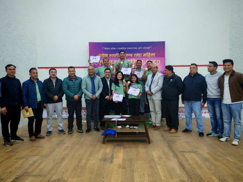 Photo of गण्डकी प्रदेशस्तरीय स्क्वासमा राजु र समिक्षा बने बिजेता