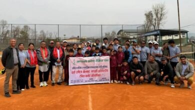 Photo of पोखरामा प्रदेशस्तरीय टेनिसः प्रदीप र साल्भी च्याम्पियन