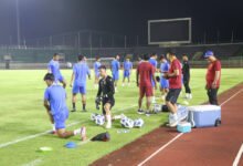 Photo of नेपाली राष्ट्रिय फुटबल टिमले आज लाओसविरुद्ध खेल्दै