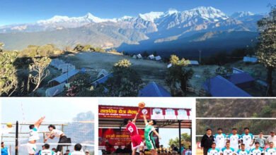 Photo of ३२औं ताङतिङ चैत्र मेला २७ गतेदेखिः भलिबल, बास्केटबल, ‘करापु म्याराथन’सहित परम्परागत खेलहरू हुँदै
