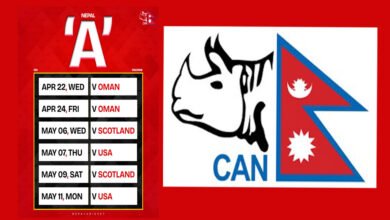 Photo of नेपाल ‘ए’ क्रिकेट टिमको अन्तर्राष्ट्रिय तयारी : ६ एकदिवसीय खेल खेल्ने