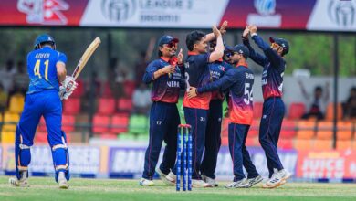 Photo of युएईलाई पराजित गर्दै नेपालको लिग-२ सिरिजमा विजयी शुरुवात