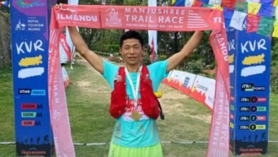 Photo of अर्जुन कुलूङ र आङ फुर्बालाई मञ्जुश्री ट्रेल रेसको उपाधि