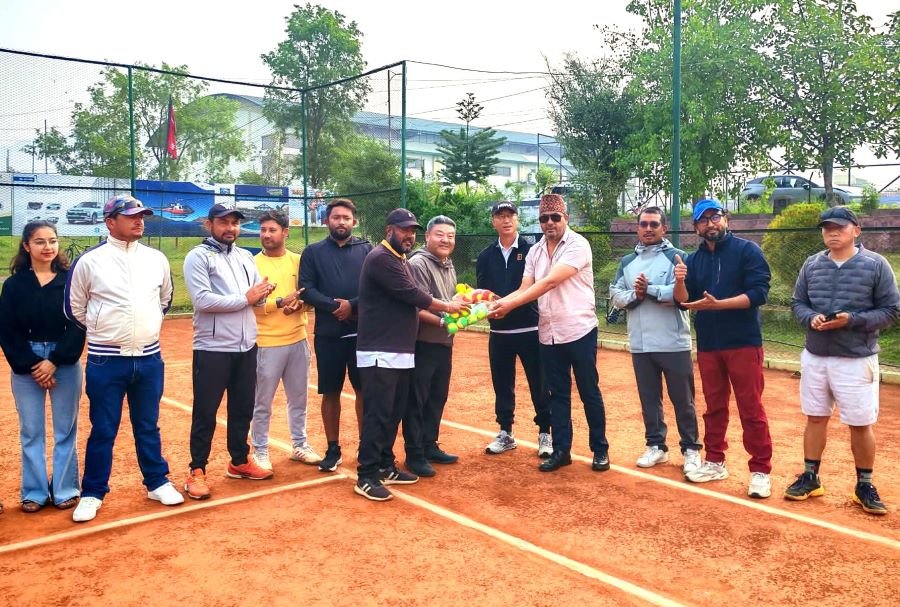 Photo of पाँचौँ मनुश्री/भिग्नजित राष्ट्रिय जुनियर टेनिस पोखरामा शुरू